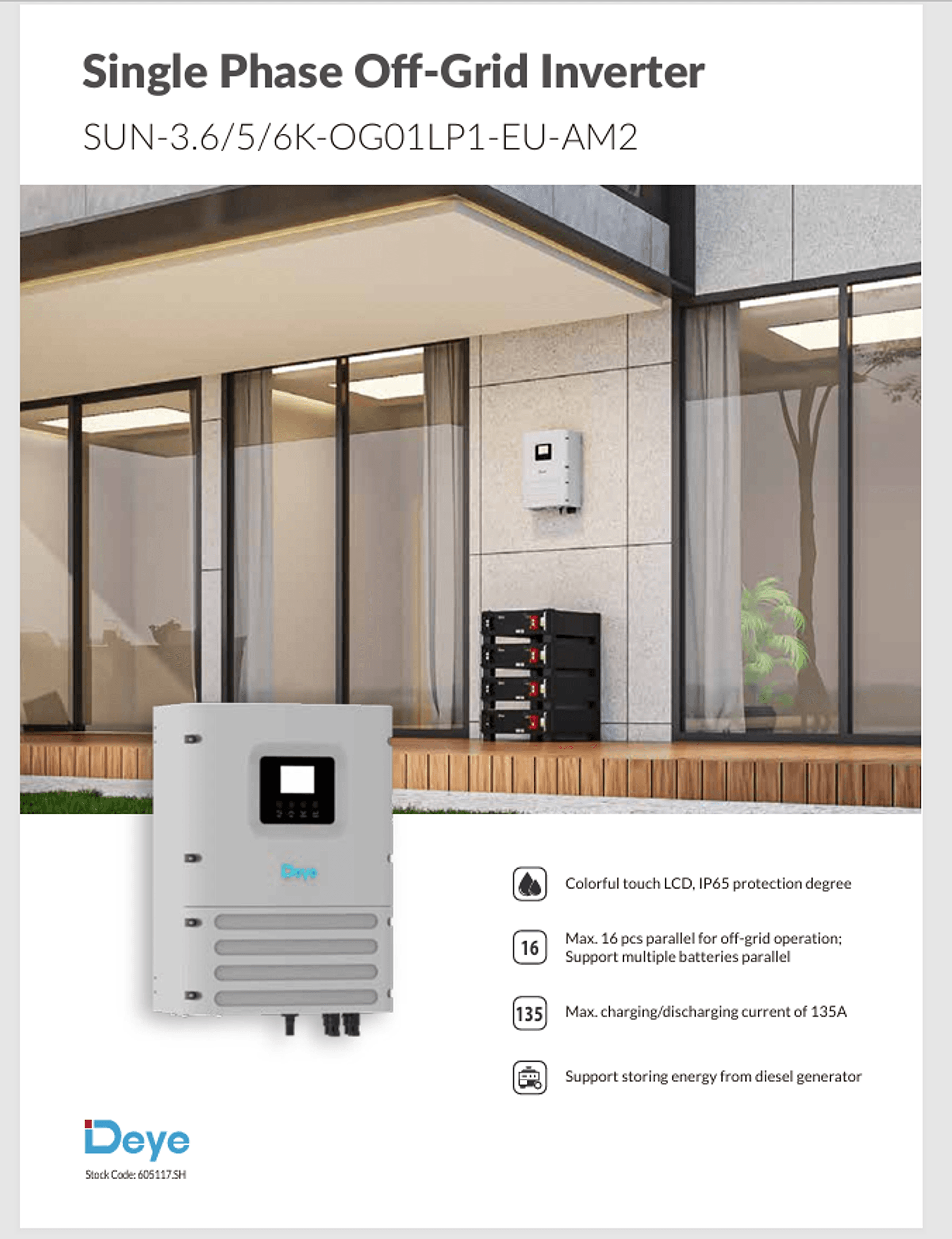 Deye 6kW Inverter — Overview