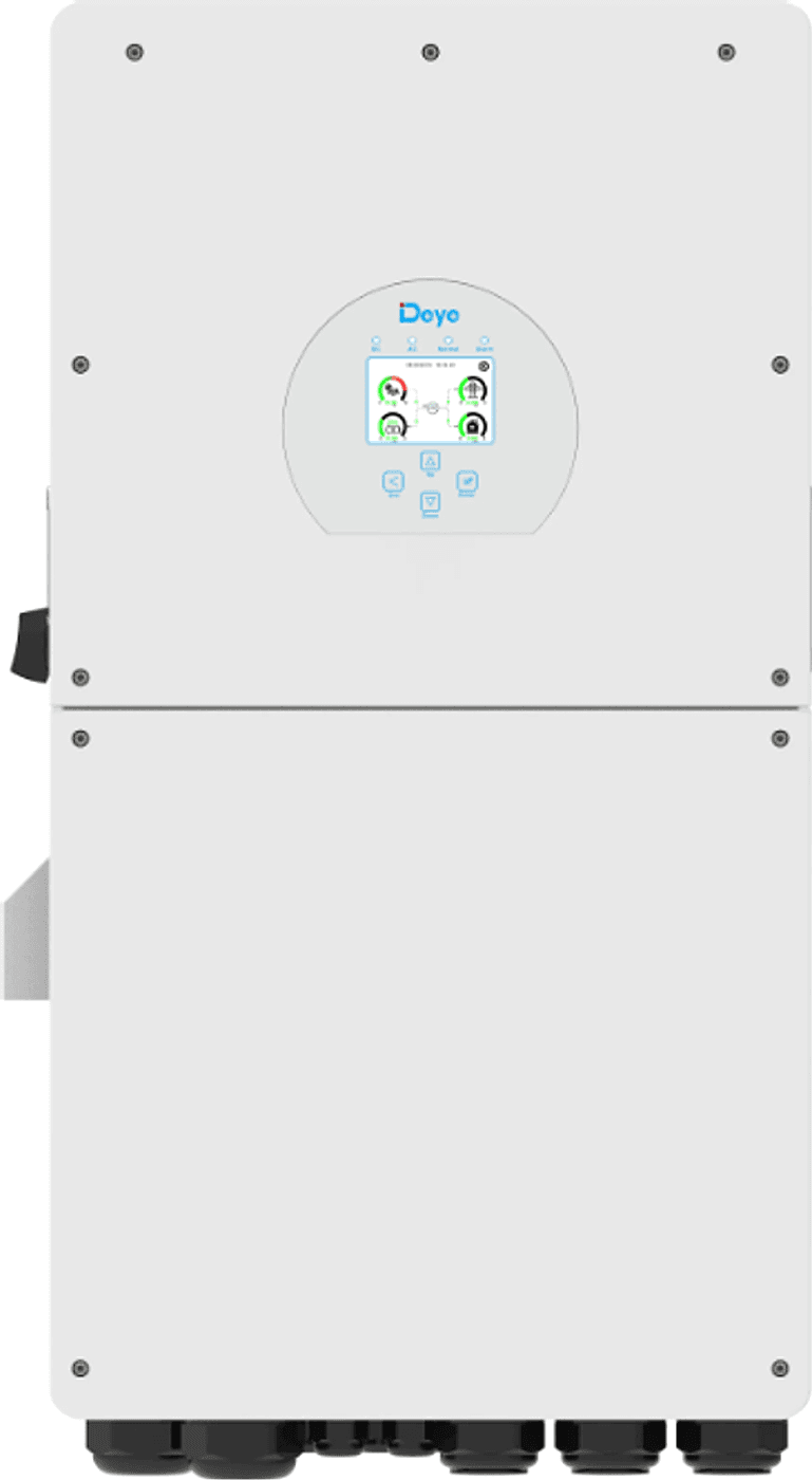 Deye 16kW three phase hybrid inverter, front view